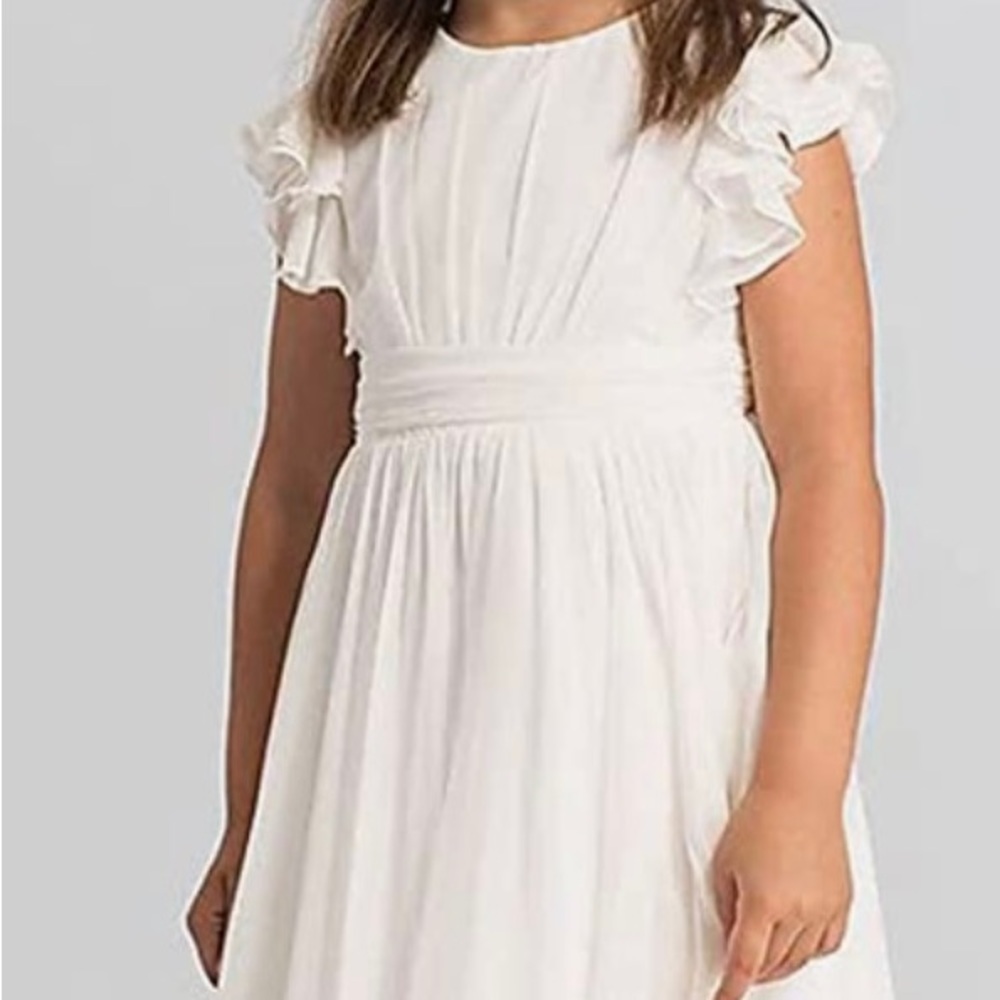 Fancy chiffon flower dress